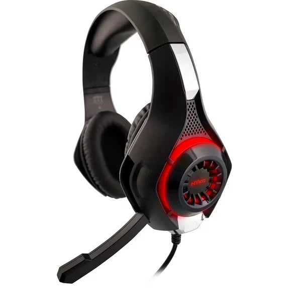 Nyko 80801 Gaming Headset Mic Headphones Stereo Bass Surround for PC PS5 XBOX